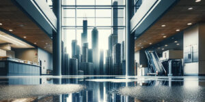 Commercial water damage in Chicago
