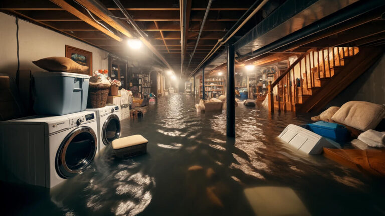 Water Damage in Villa Park. Flooded basement. | GCPRO